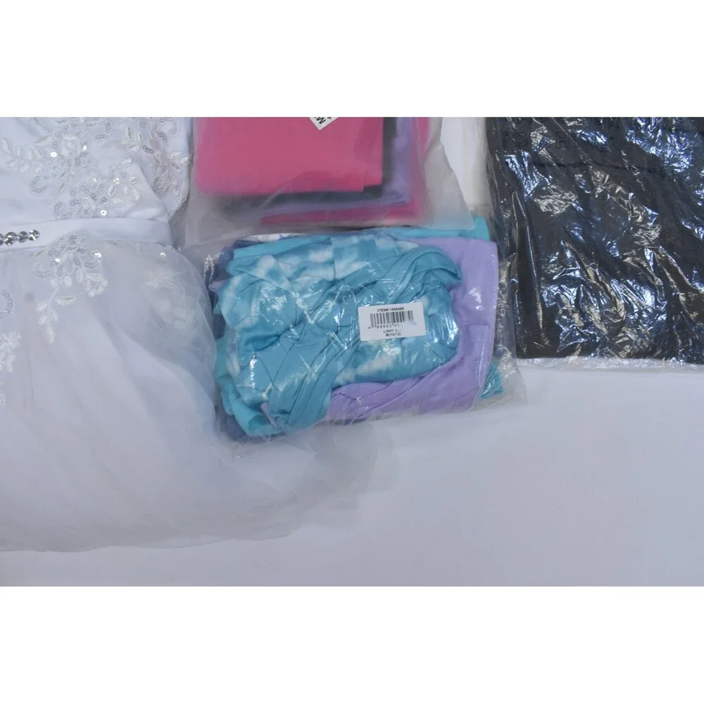 Wholesale Bulk Lot Of 11 Girls Size Large 10/12 Mixed Season Tops Bottoms